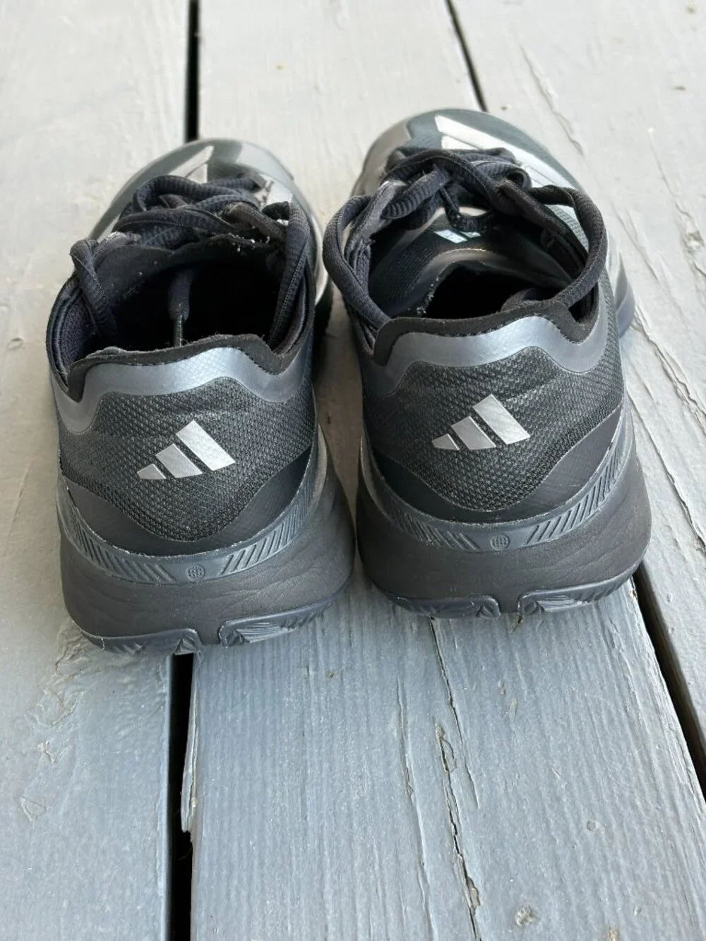 Mens Black Adidas Basketball Shoes Size 7